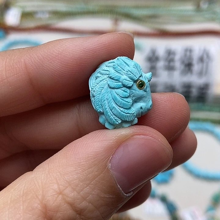 绿松石未镶嵌挂件99