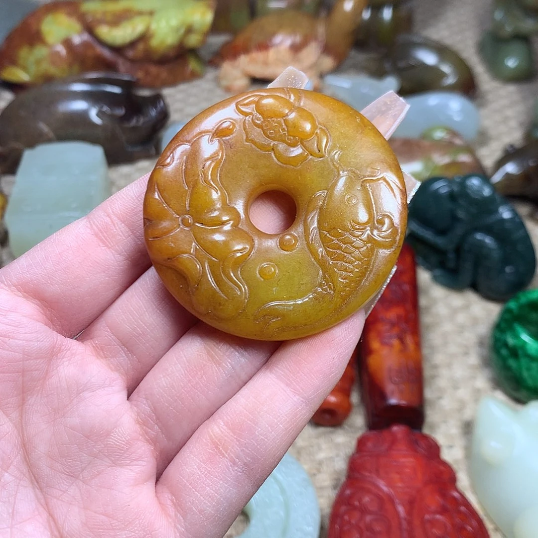 白玉菩提吊坠挂件