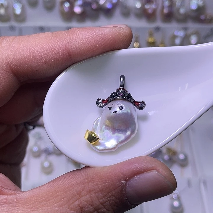 淡水珍珠颈饰未镶嵌14