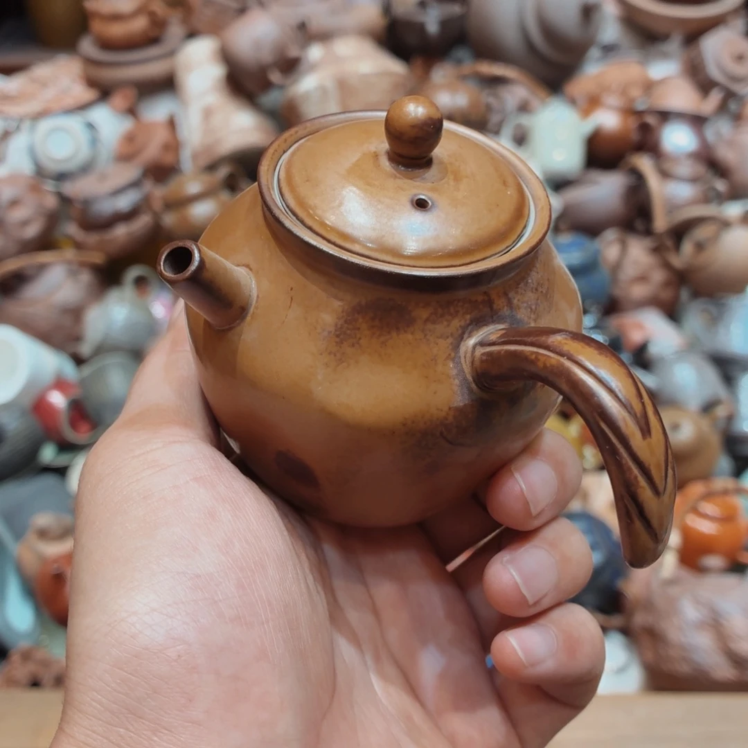 柴燒老岩泥高溫茶器皿
