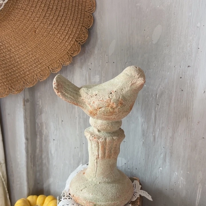 许纯的花房 烛台鸟摆件