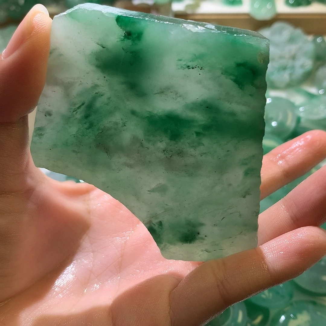 石英质玉未镶嵌珠宝半成品