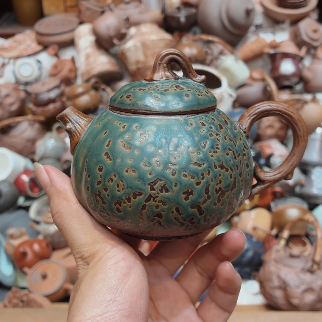 歪***歪柴烧老岩泥高温茶器皿