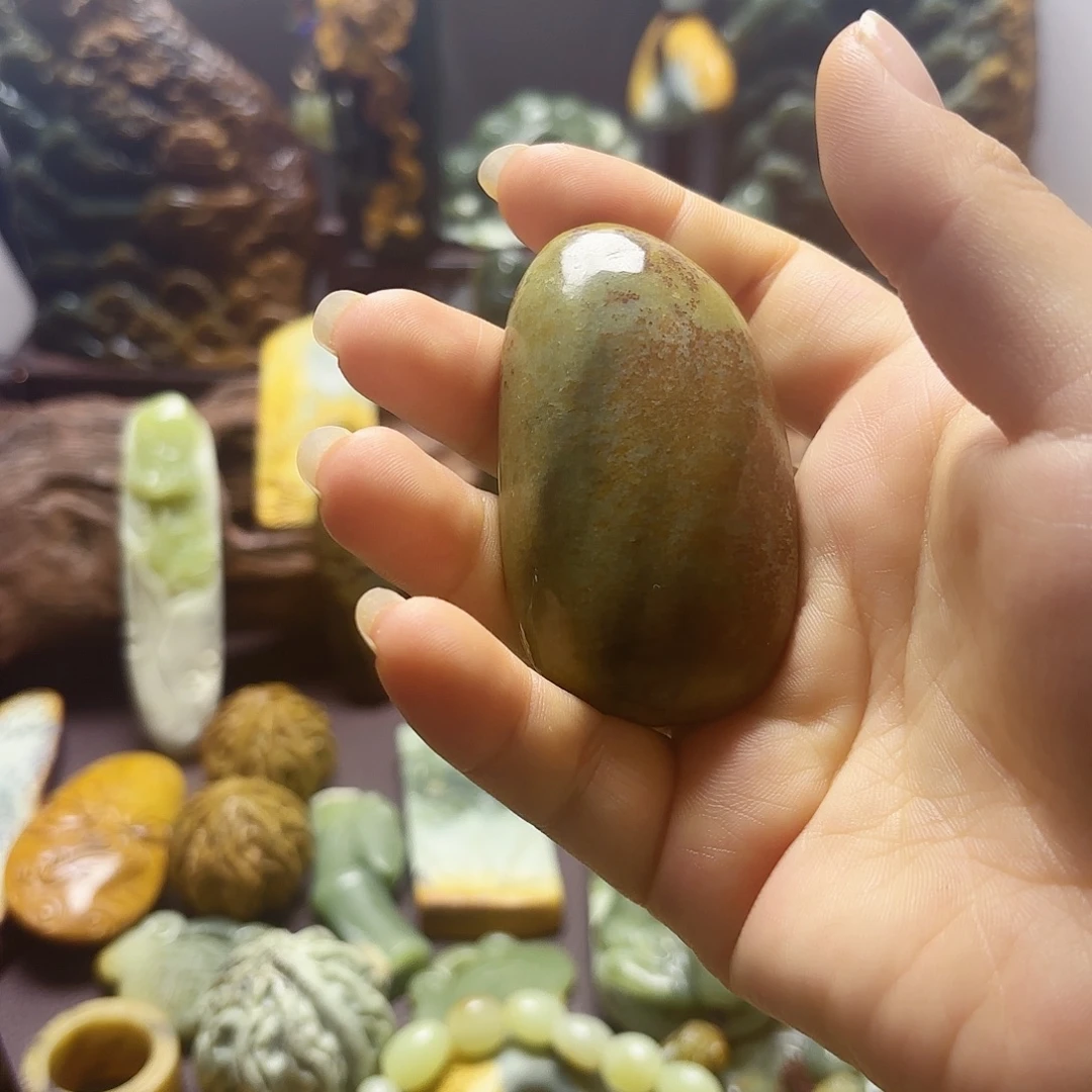 岫岩河磨玉（透闪石质玉）未镶嵌挂件