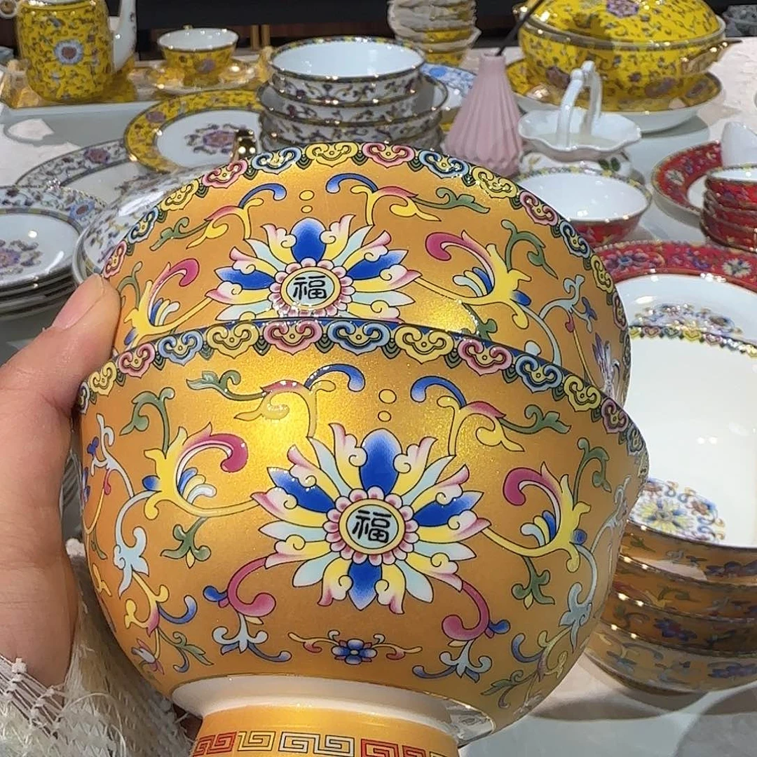 骨瓷骨瓷珐琅彩工艺