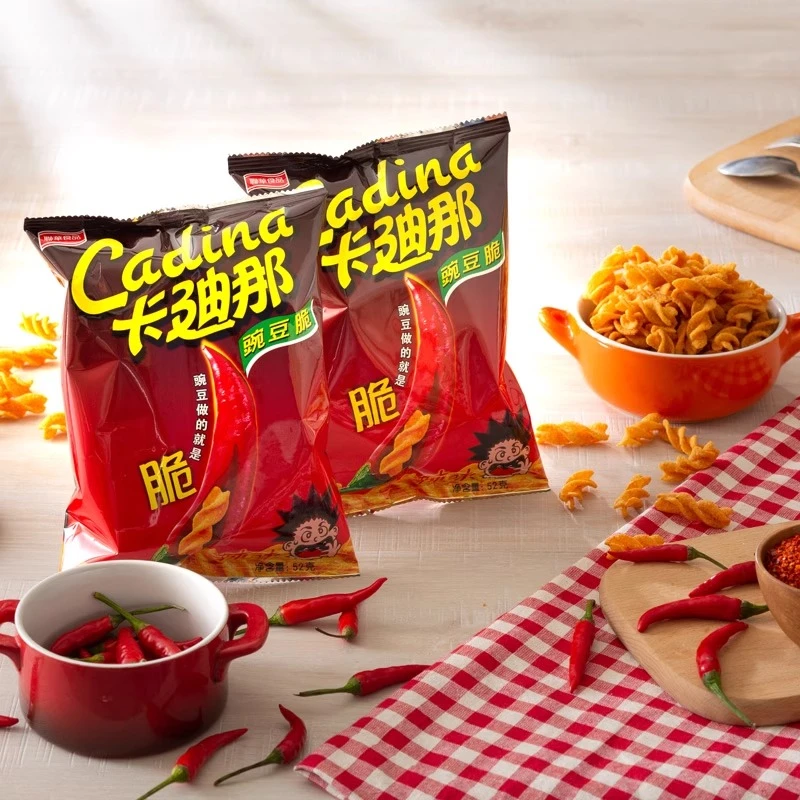 【阿杰自营】直播】09-25到期】中国台湾】卡迪那豌豆脆辣味52g