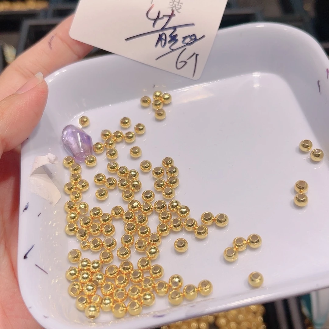 紫晶珠宝半成品银S925镀金镶嵌165