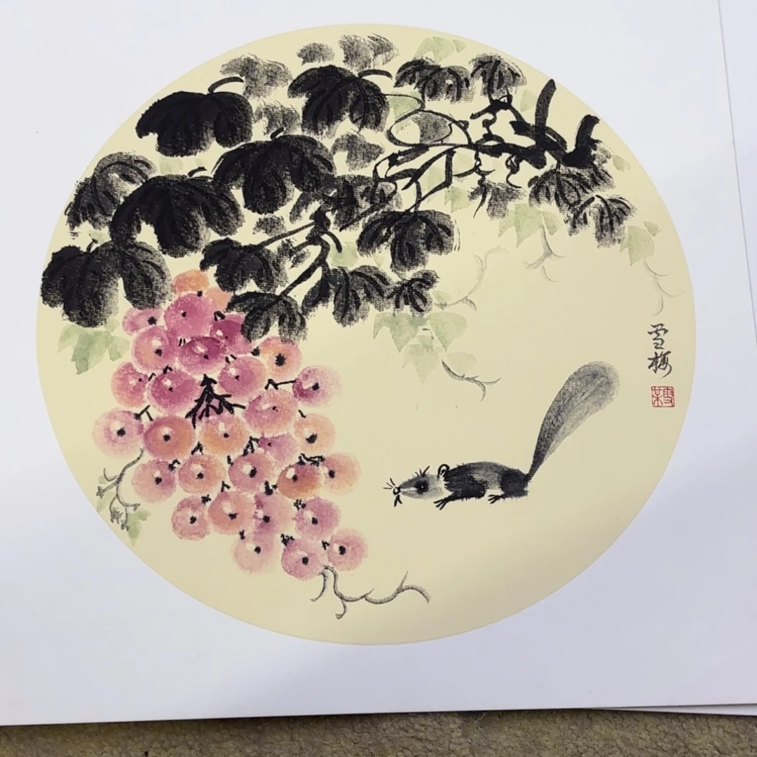 国画33-33卡纸作品艺