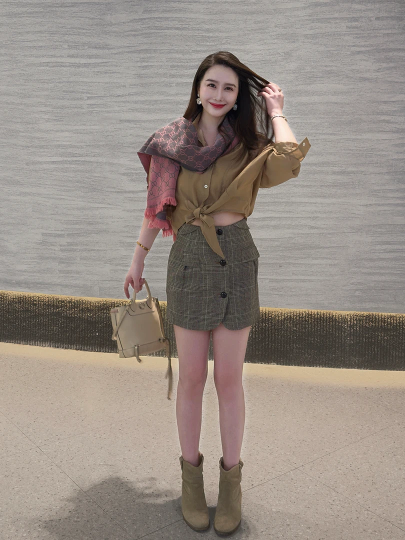 【保税仓直发】G精品 双面羊绒 围巾 流苏 绒线 男女同款 情侣款