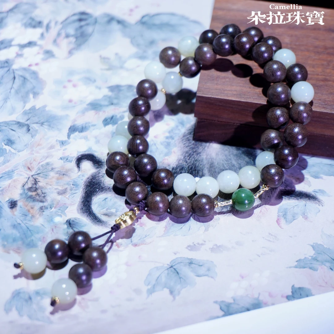 朵拉珠宝 3063  和田玉多圈手链 多样性发其一