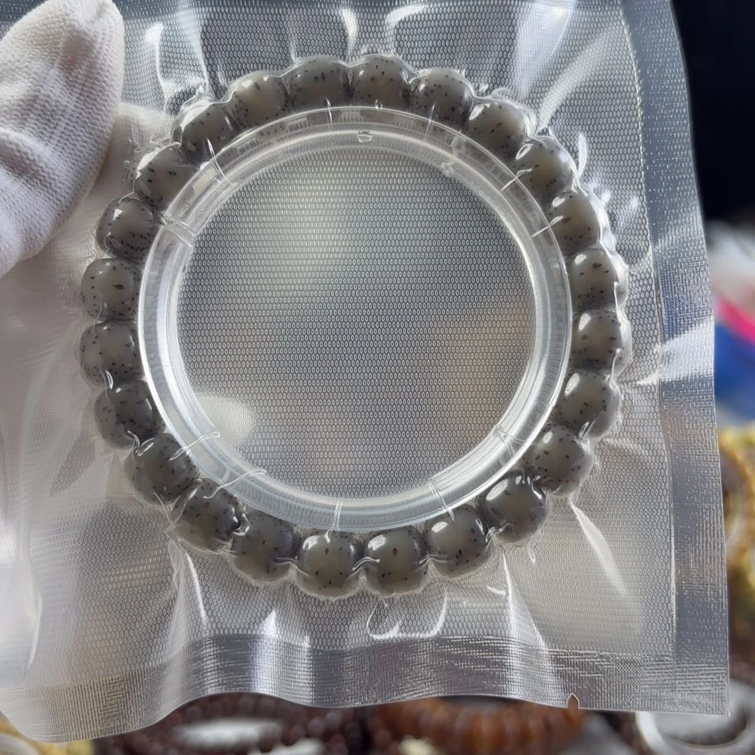 手串星月菩提全玉化绿冰