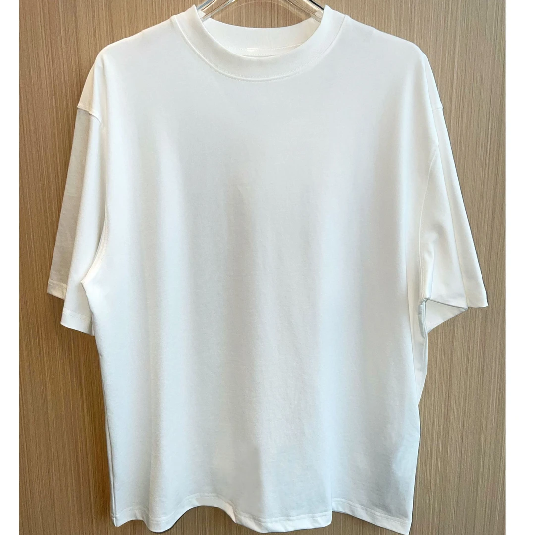 途今 宽松大码 定制版型  夏天纯色T恤 潮牌男女同款