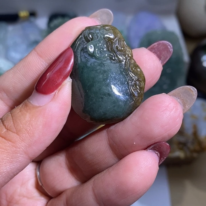 【闪购商品】翡翠挂件未镶嵌钱袋