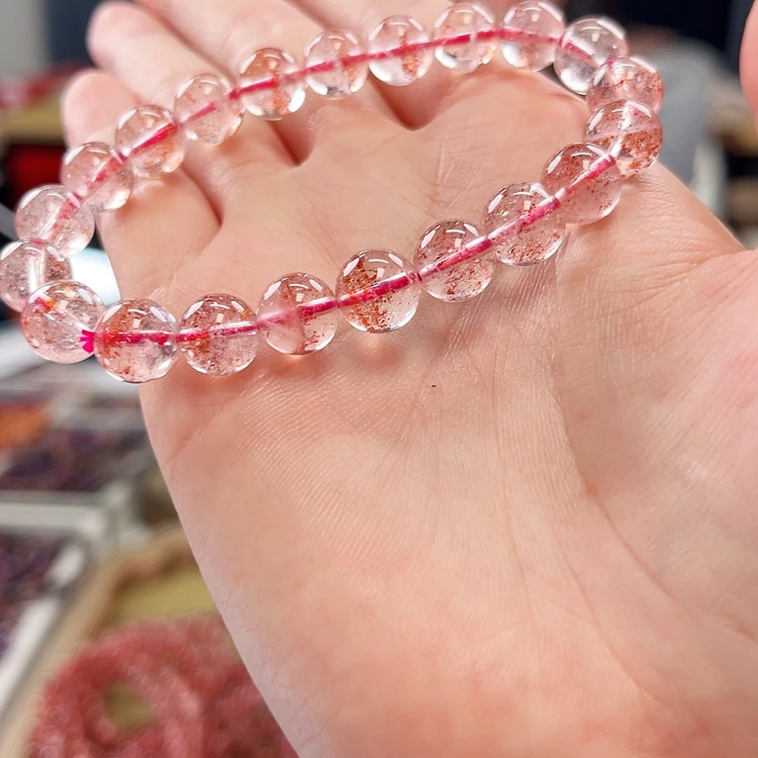 未镶嵌水晶手串芬达金草莓9m（多样式发货）