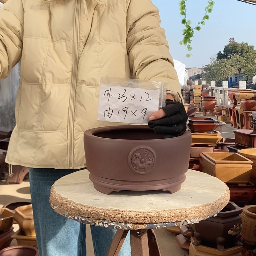 紫砂花盆紫砂花盆
