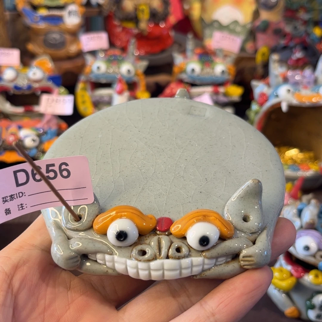 f***∞泥塑纯手工茶宠摆件