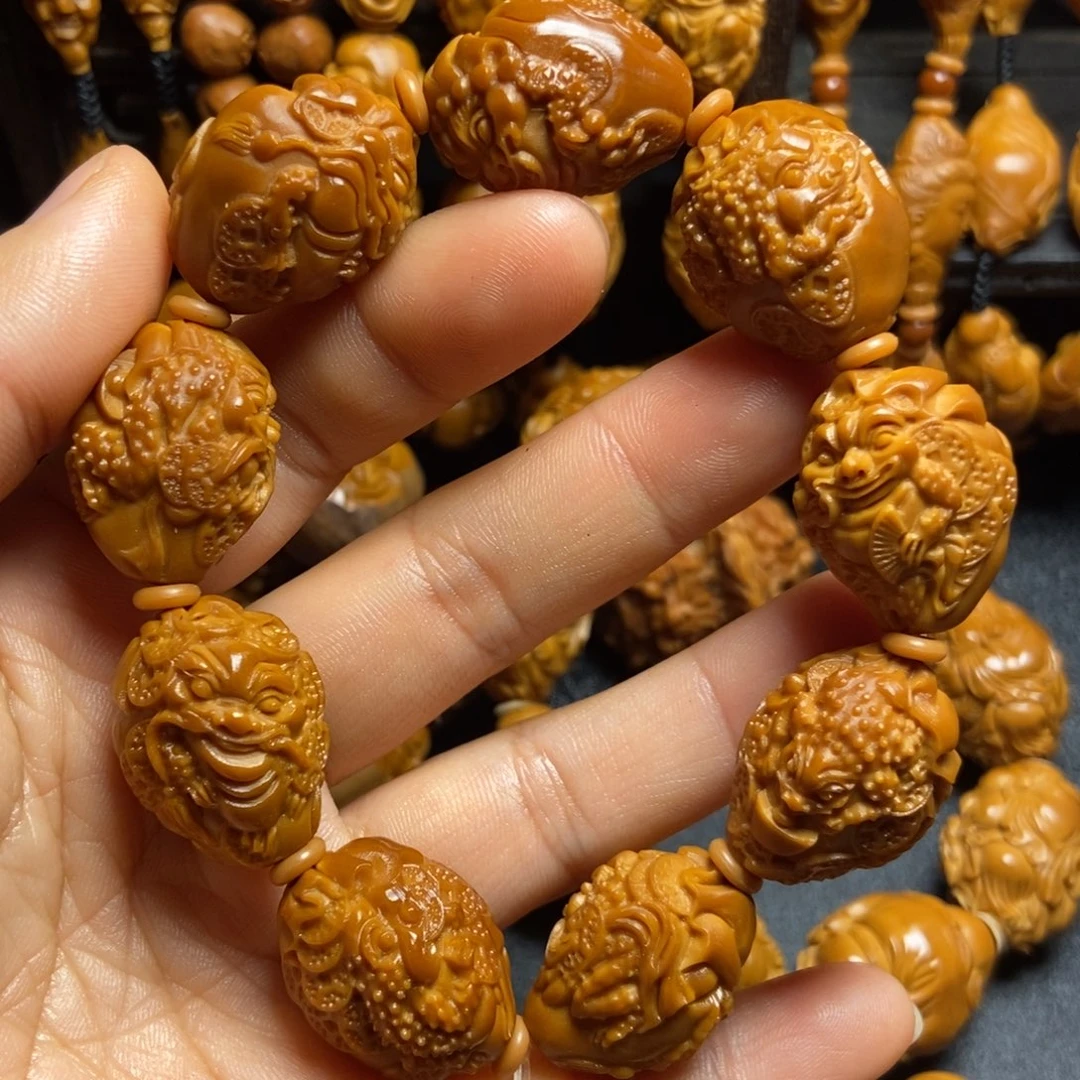 【闪购商品】手串/手链橄榄核钱袋金蟾