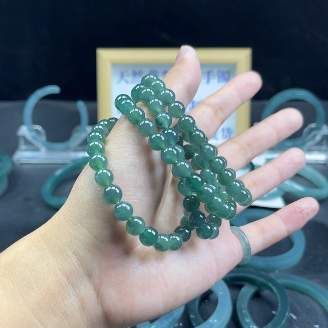 风***丽翡翠未镶嵌手链手镯