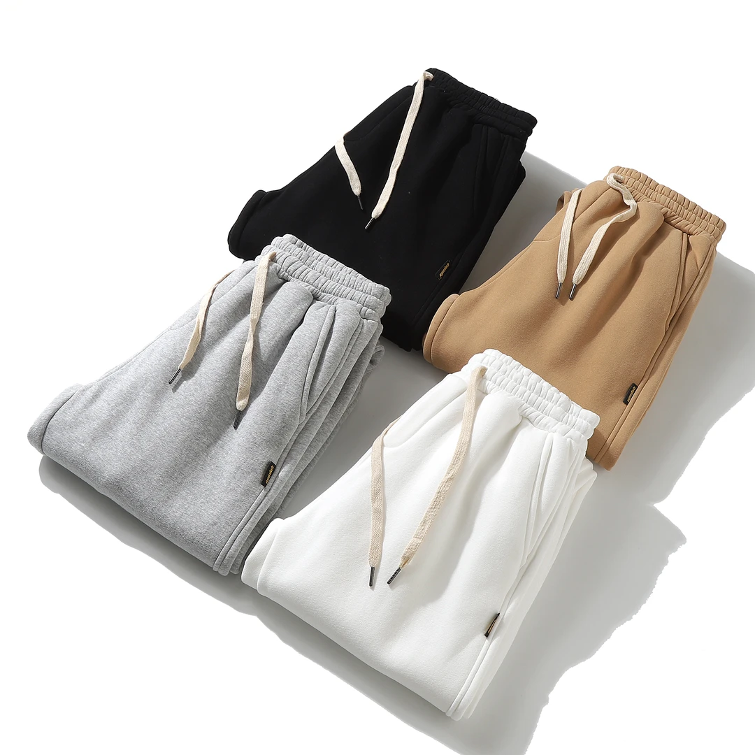 冬季新款加绒加厚百搭束脚休闲户外运动休闲裤GK1887