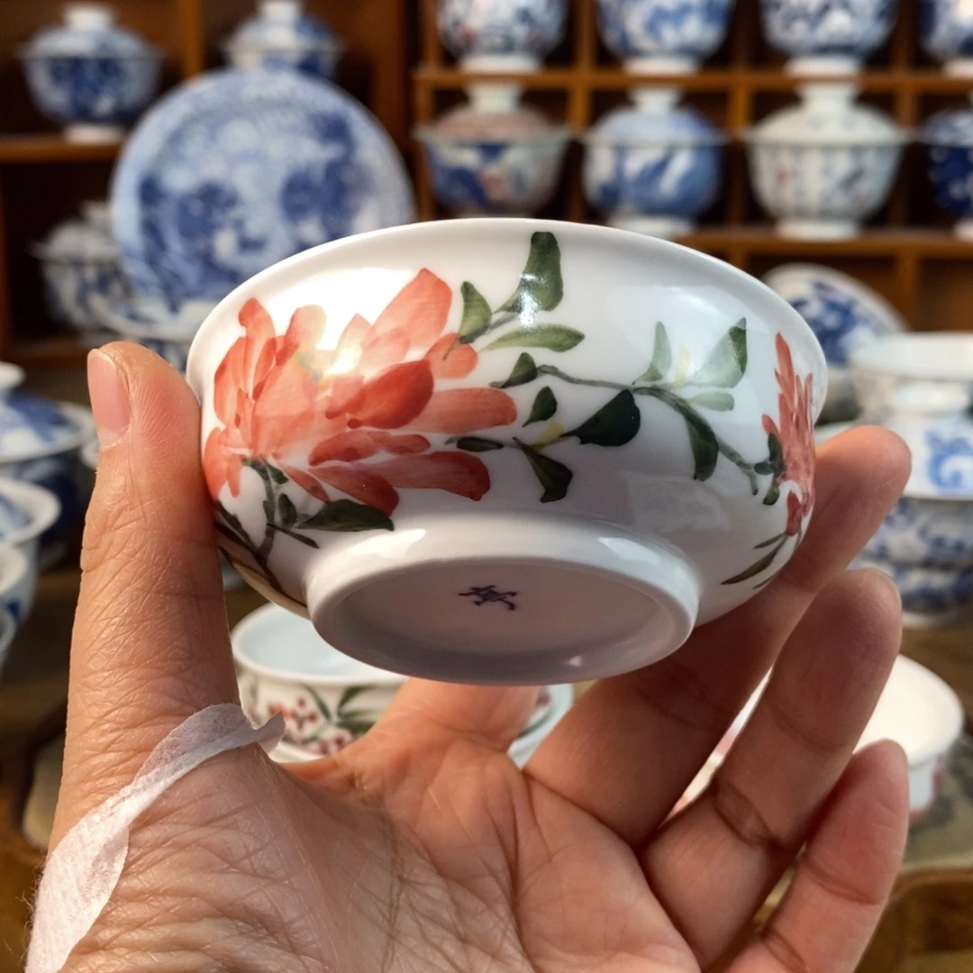 瓷片景德镇陶瓷手绘茶器952