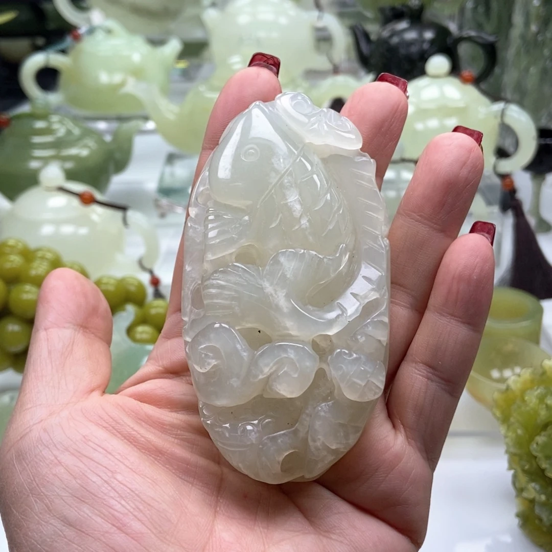 蛇纹石玉手链未镶嵌