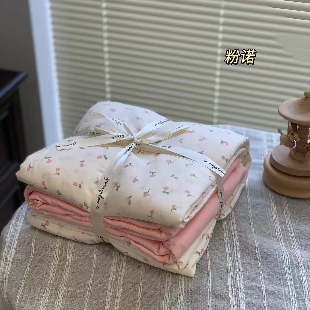 大静静家全棉双层纱四件套