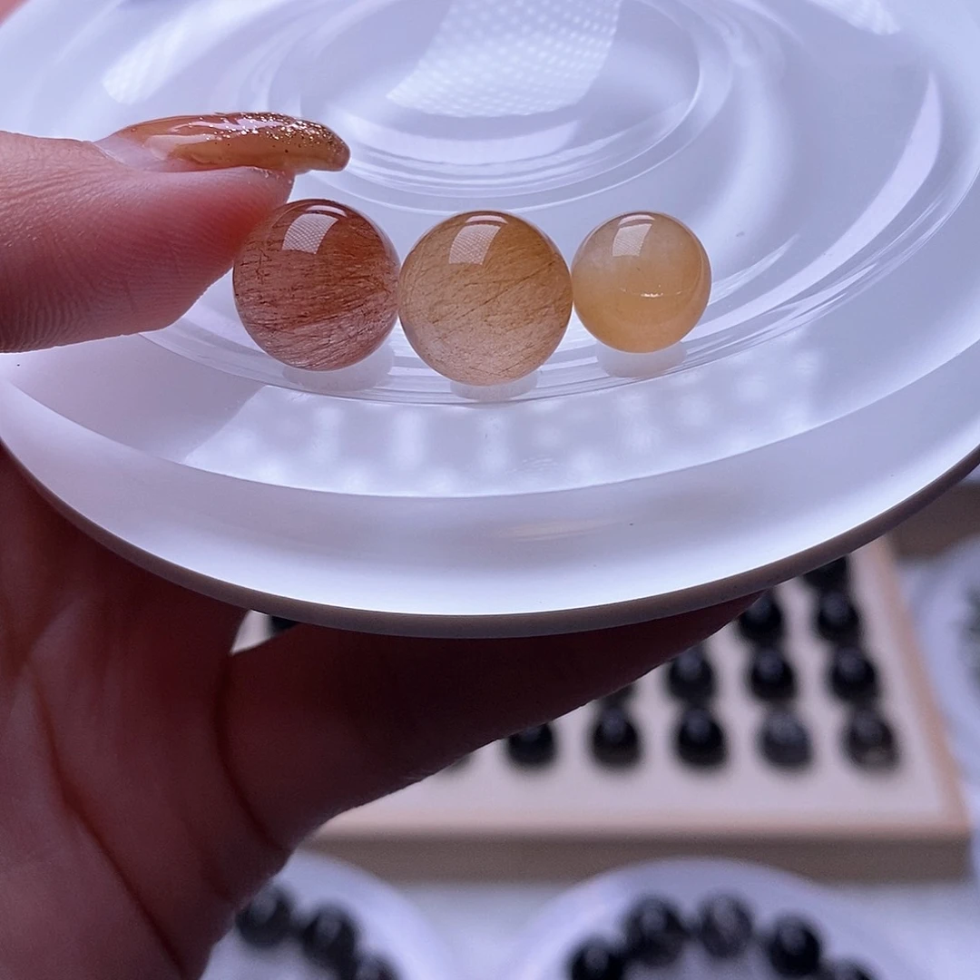 水晶天然水晶定制打孔不退不换未镶嵌