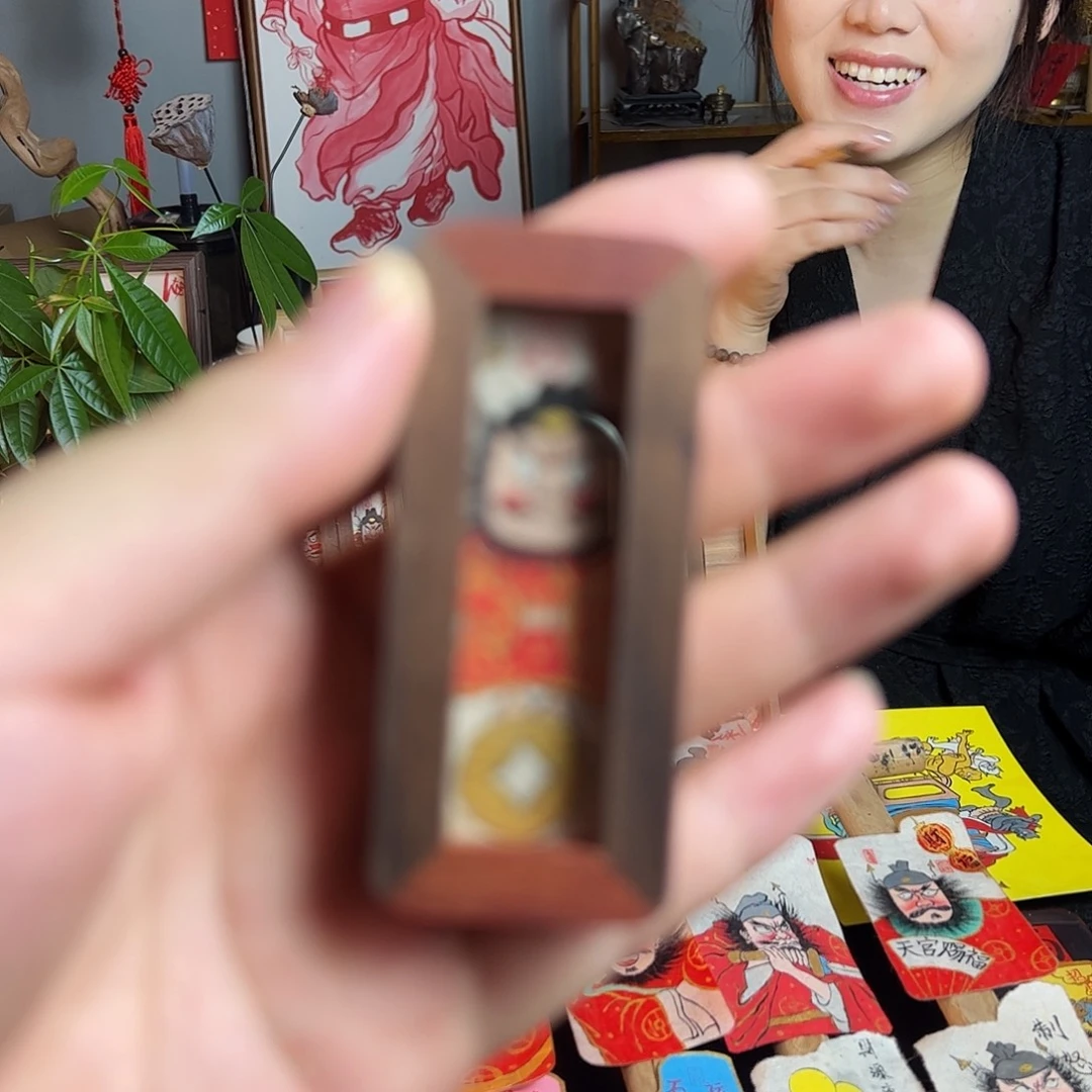 芊***芊纯手绘钟馗文创画