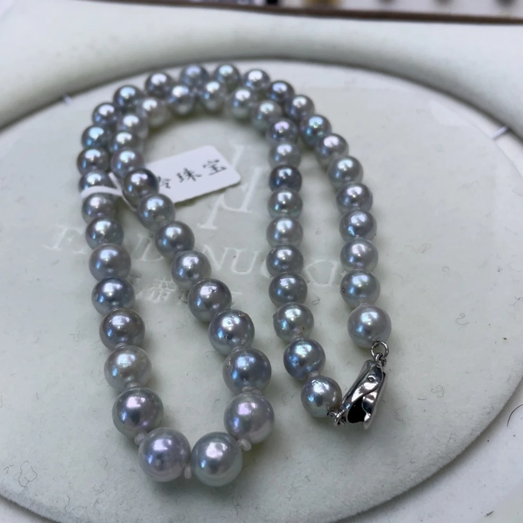 颈饰海水珍珠银S925镶嵌