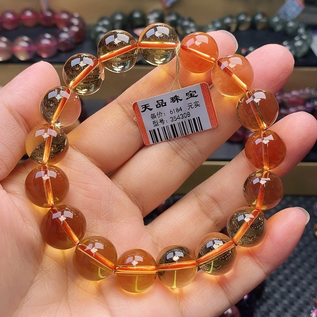 手链水晶未镶嵌黄水晶手链354308