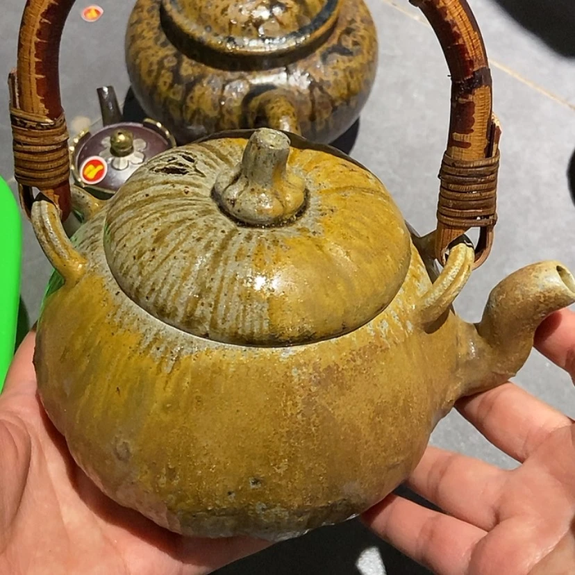 【闪购商品】茶壶紫砂乌****^瑕疵金丝提梁
