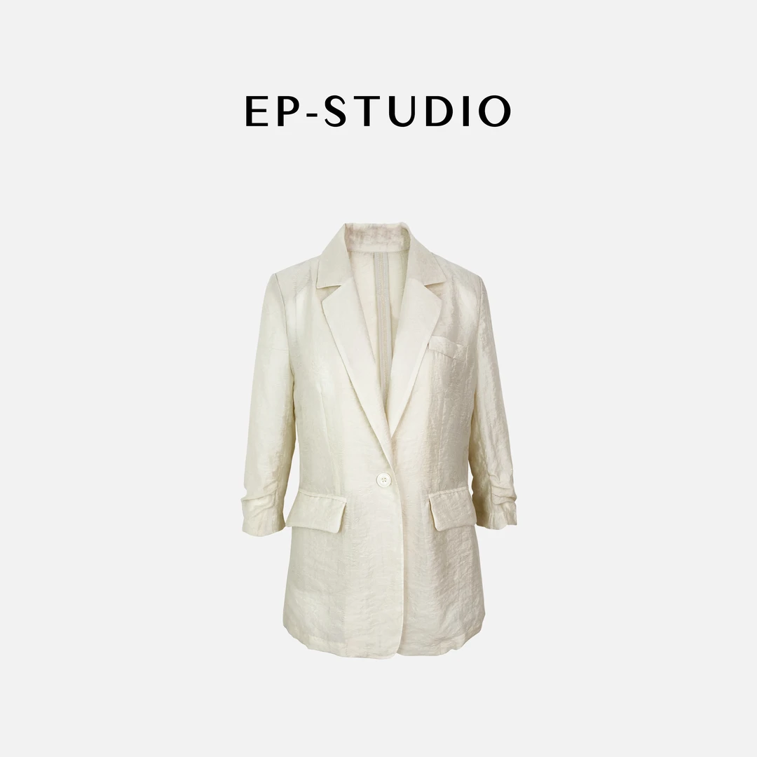 【春华】春夏时尚透气百搭款西装外套6839