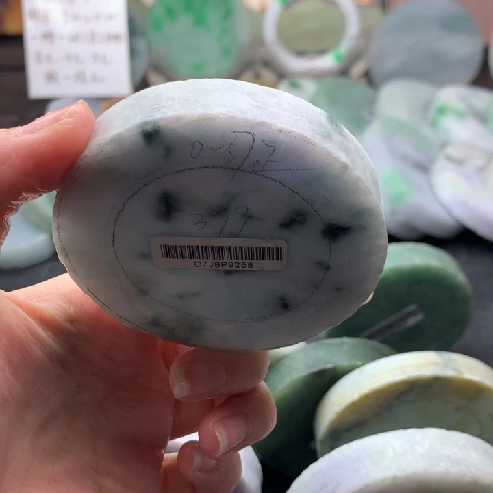 未镶嵌莫奈花园定制翡翠