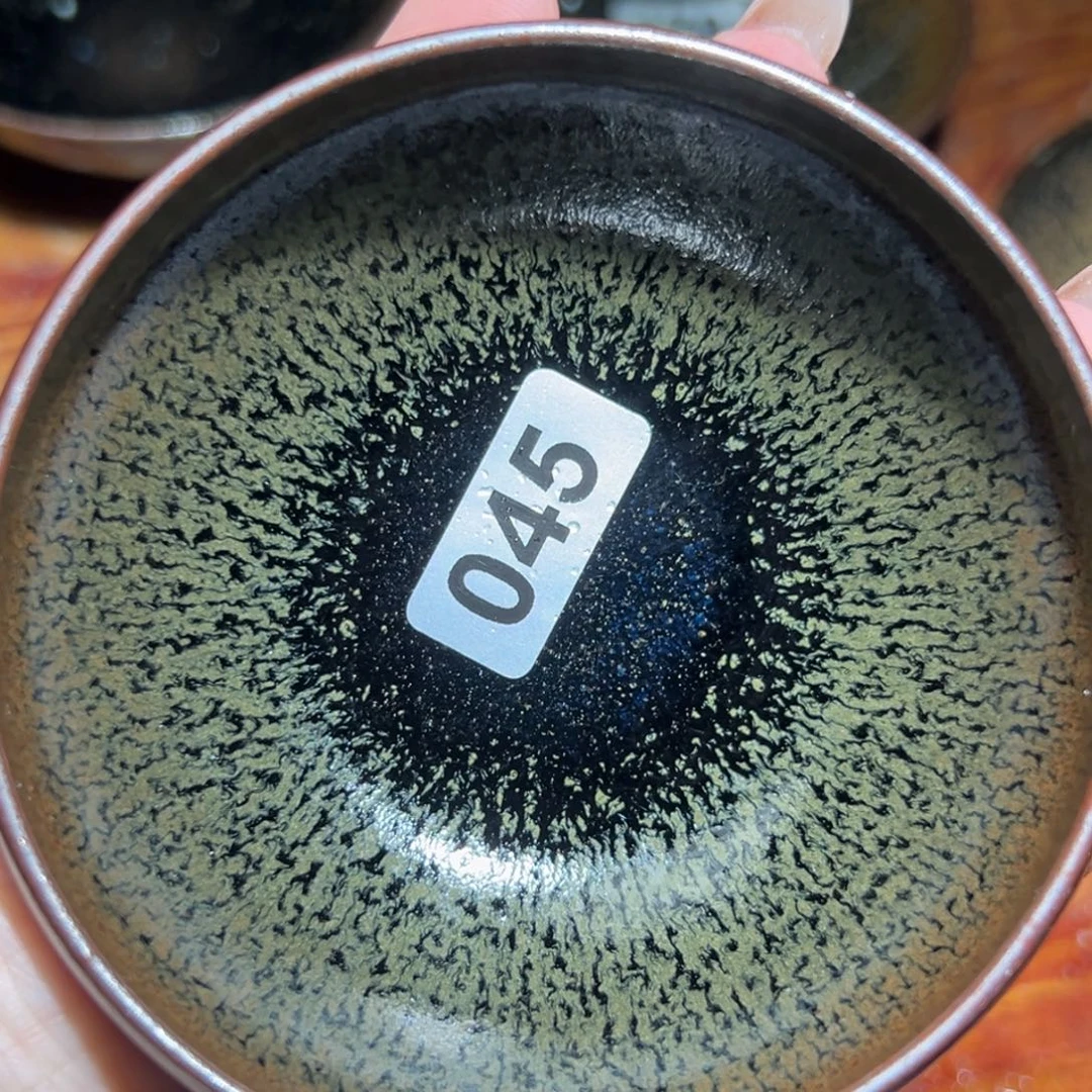 观***澜茶盏全手工原矿原釉建盏