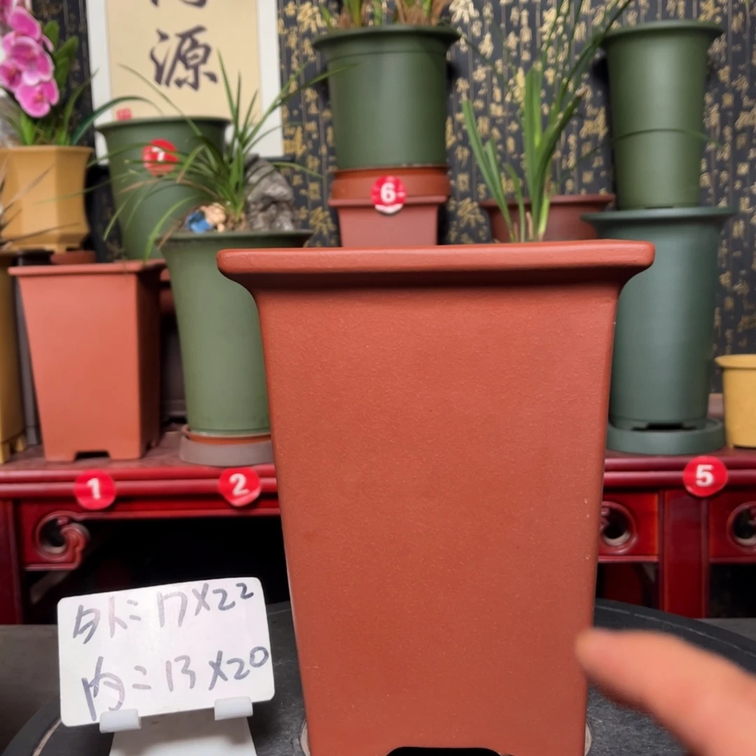 紫砂花盆紫砂花盆