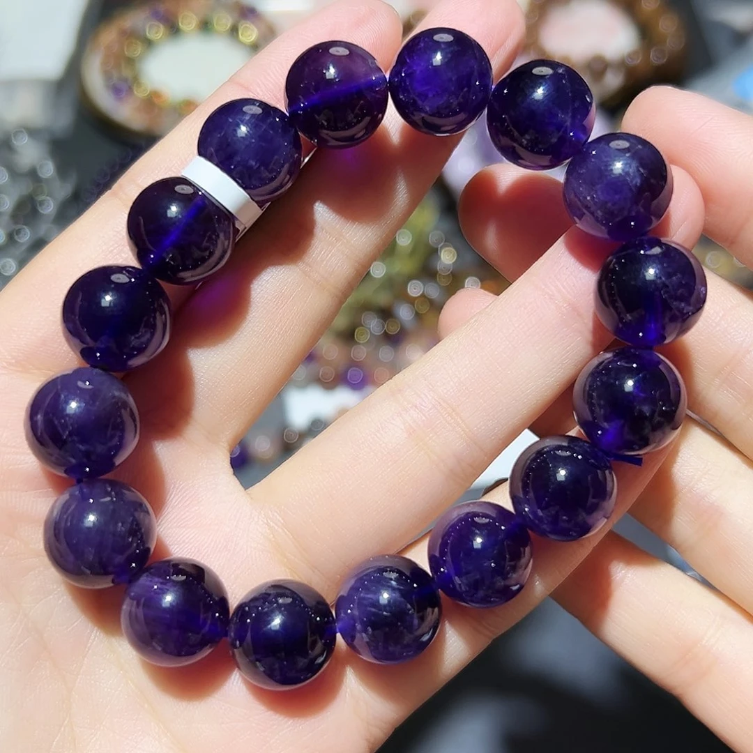 未镶嵌手链水晶紫水晶19号