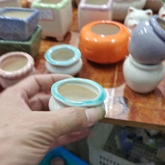 微瑕陶瓷盆满12包邮