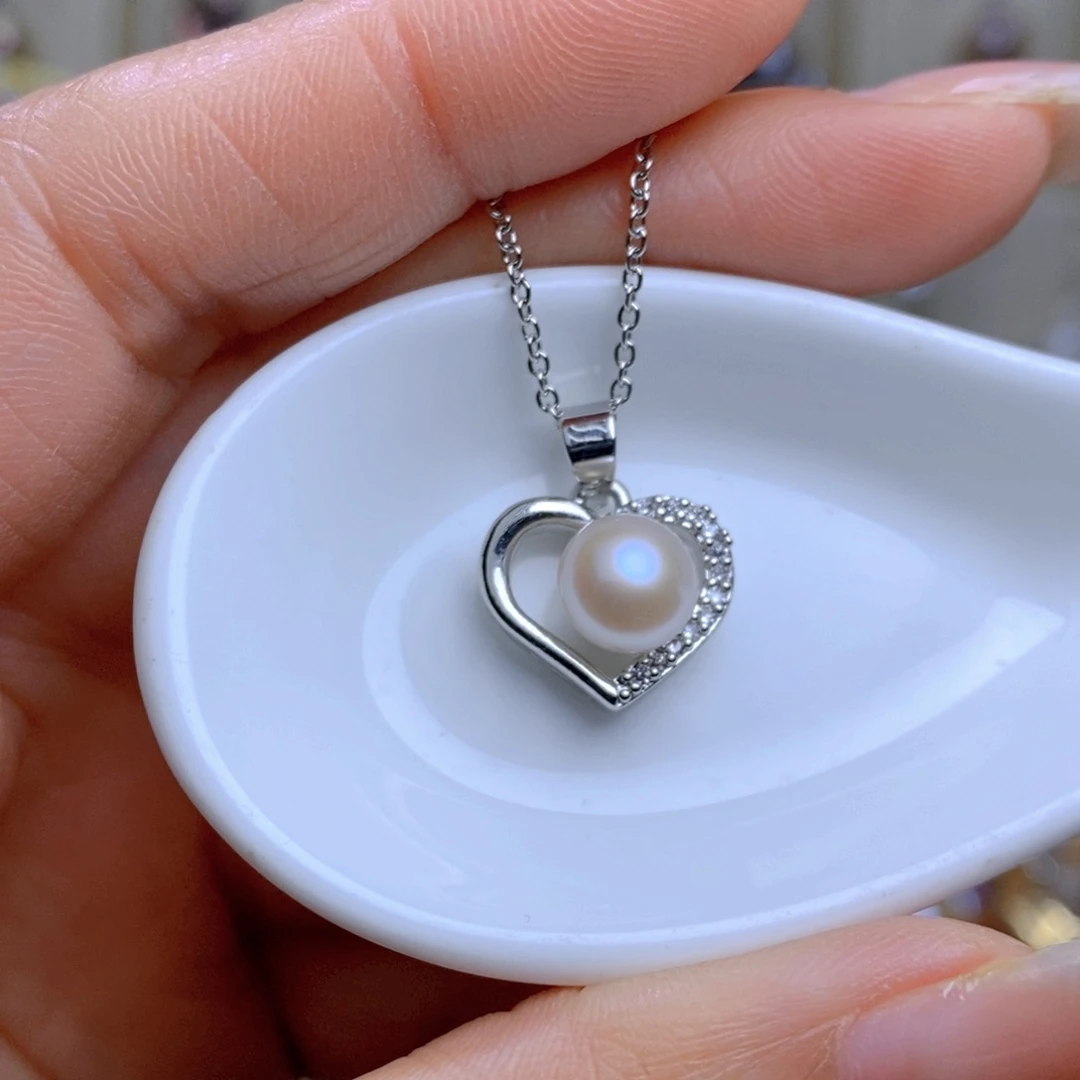 淡水珍珠吊坠合金