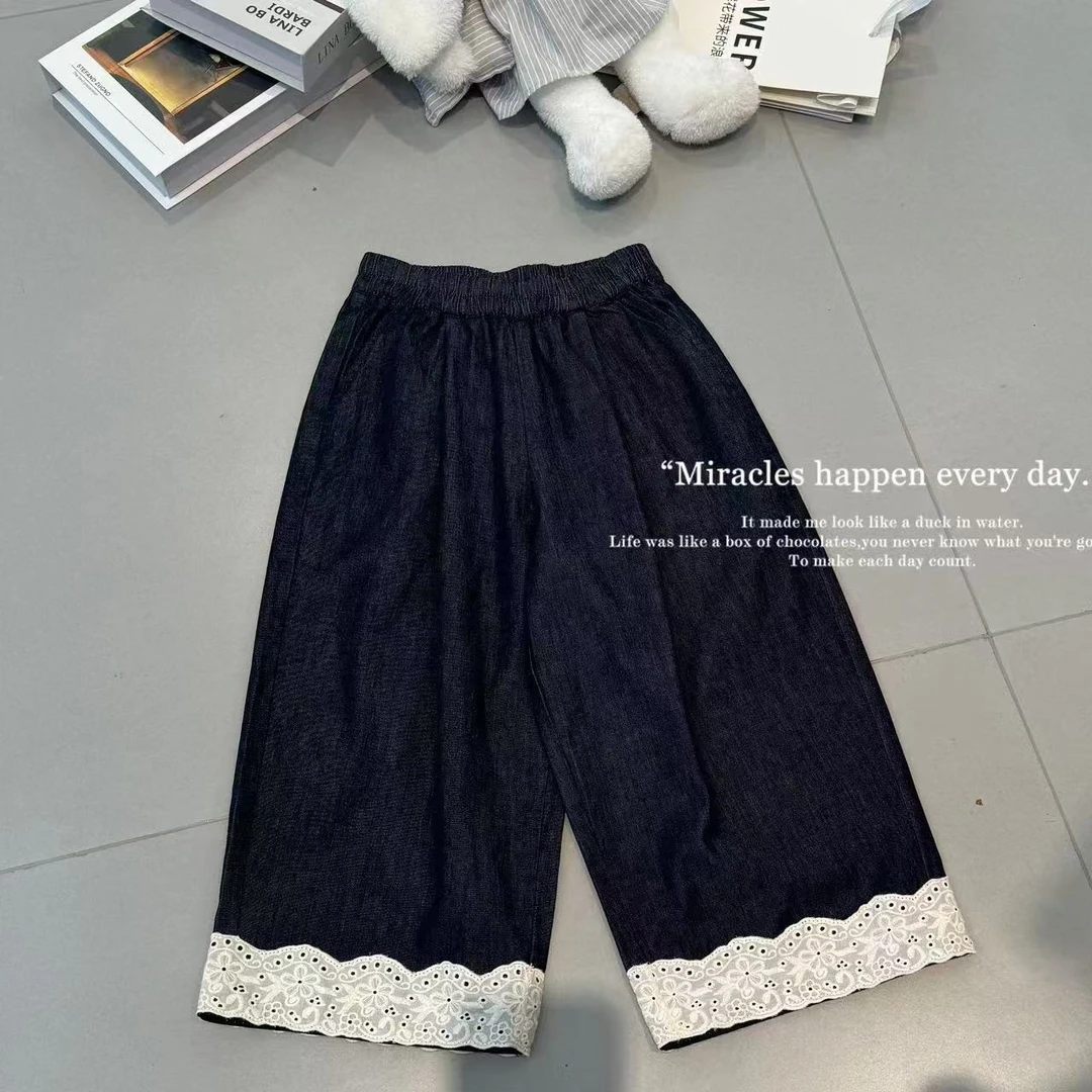 R0951儿童九分牛仔裤【】