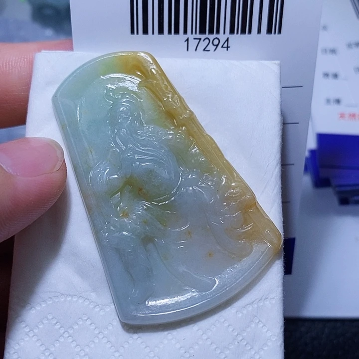 翡翠未镶嵌颈饰天光墟翡翠市场现金代购