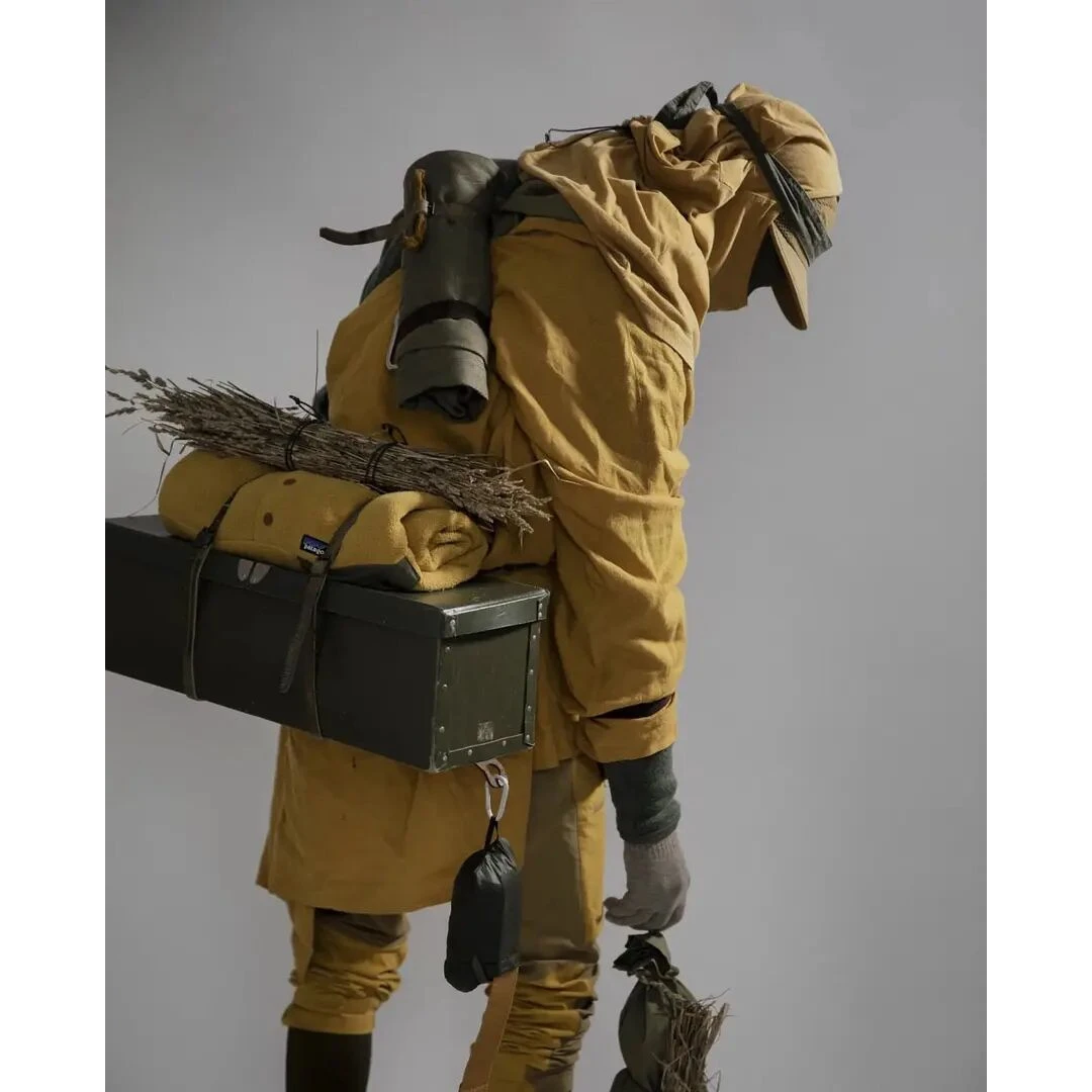 Hu 爱心三色尼龙魔术贴斜挎包 单肩包