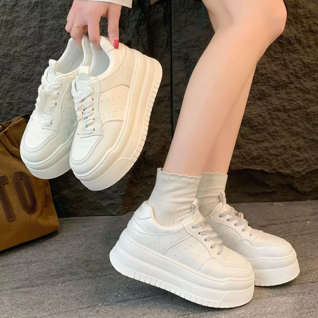 厚底显腿长小白鞋女2025春秋新款时尚休闲百搭运动鞋