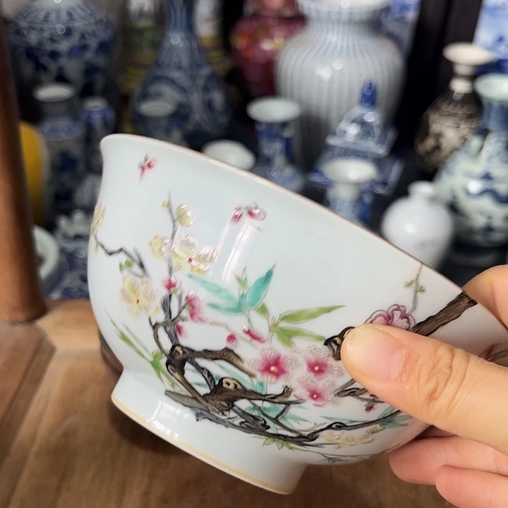 摆件粉彩瓷器精品陶瓷