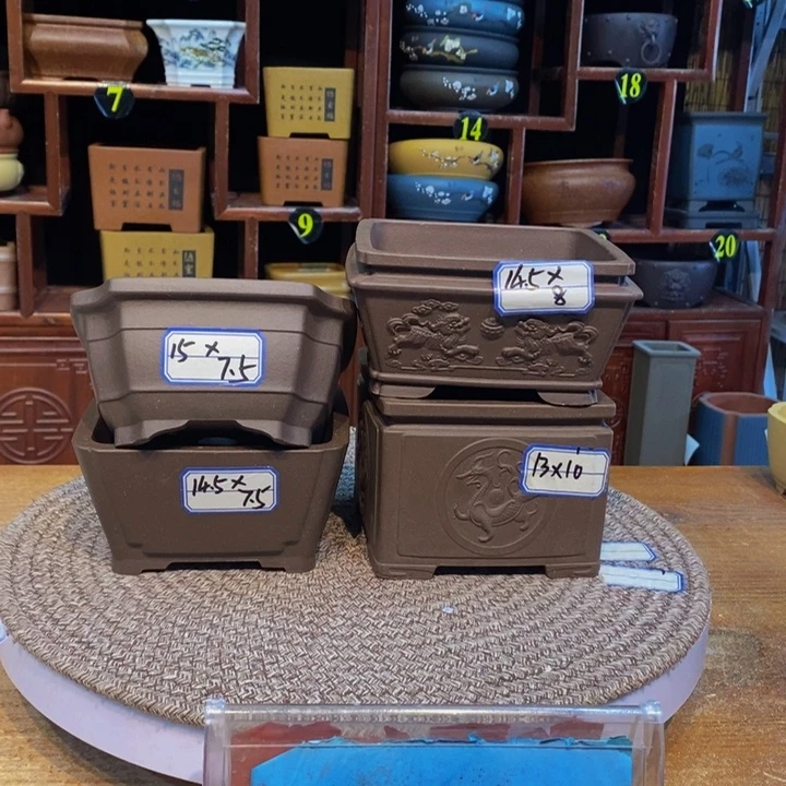 紫砂花盆紫砂花盆