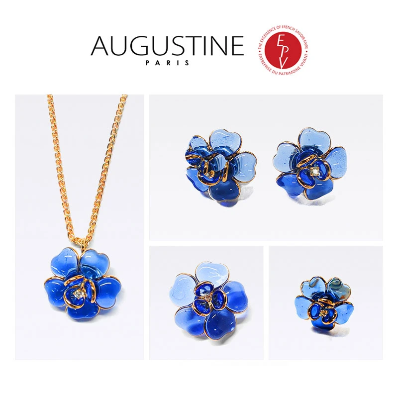 铜合金项链 【法国进口】AUGUSTINE PARIS 百年古法琉璃套装