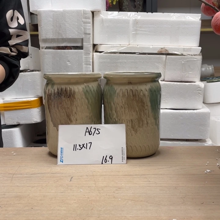 粗陶多肉花盆微瑕675