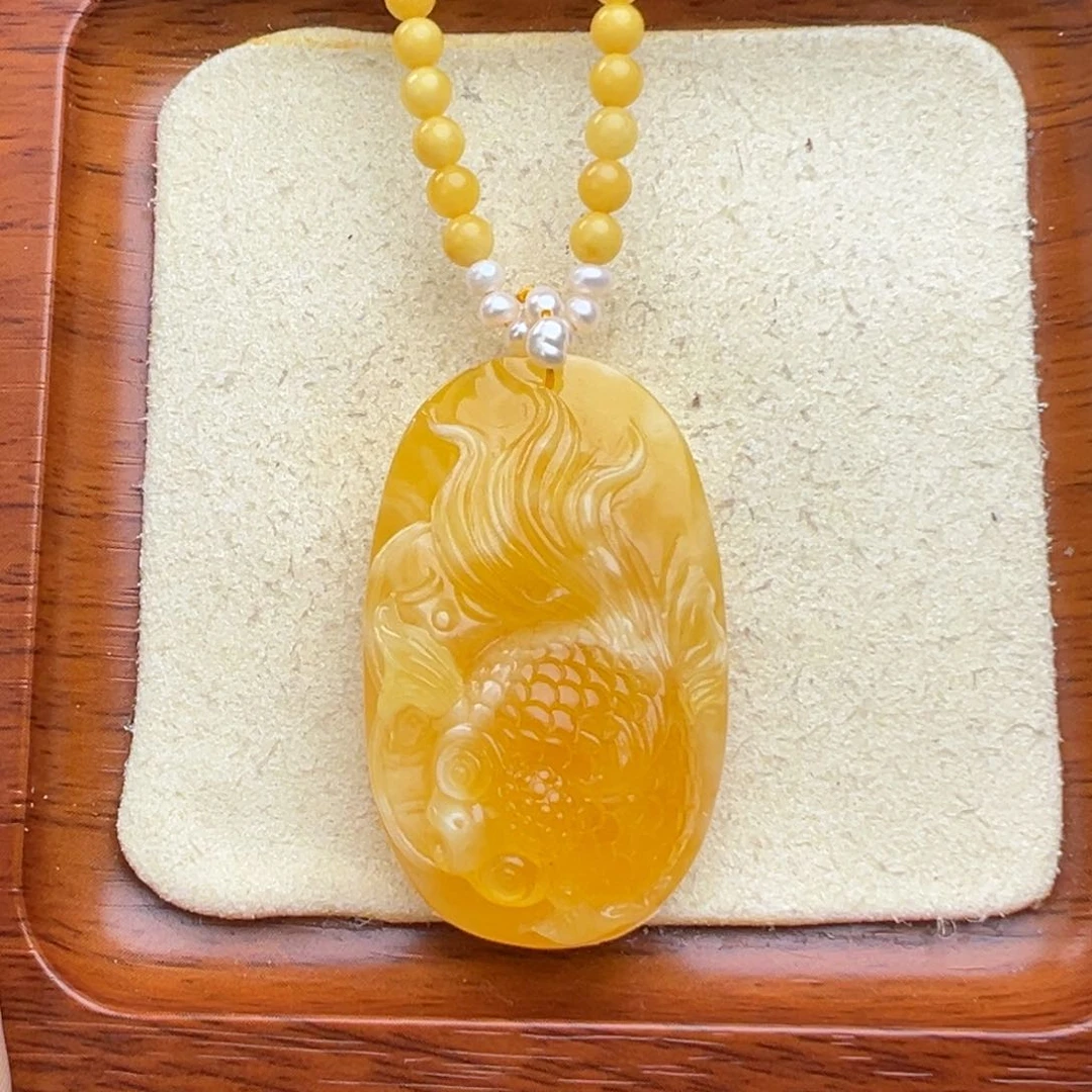 蜜蜡吊坠(赠链)未镶嵌