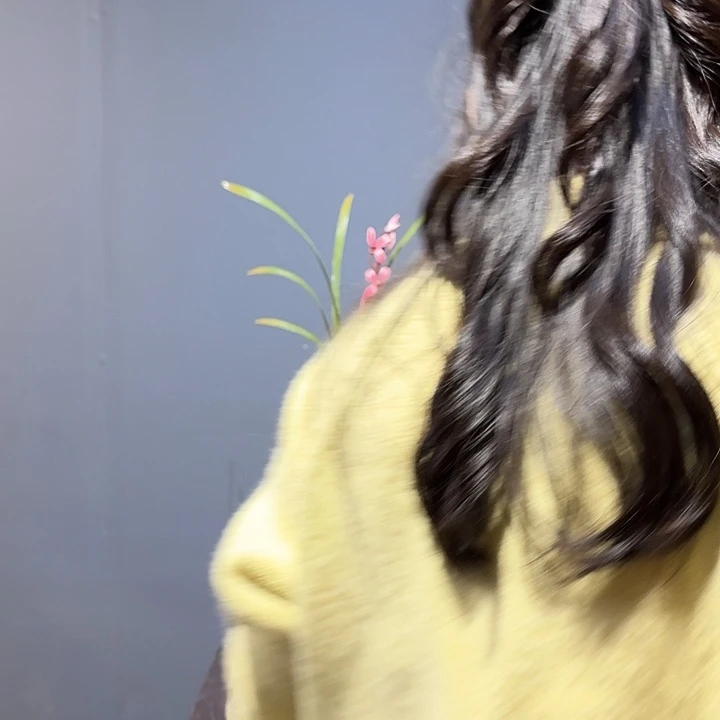 闲***山柏木（崖柏）彩绘兰花