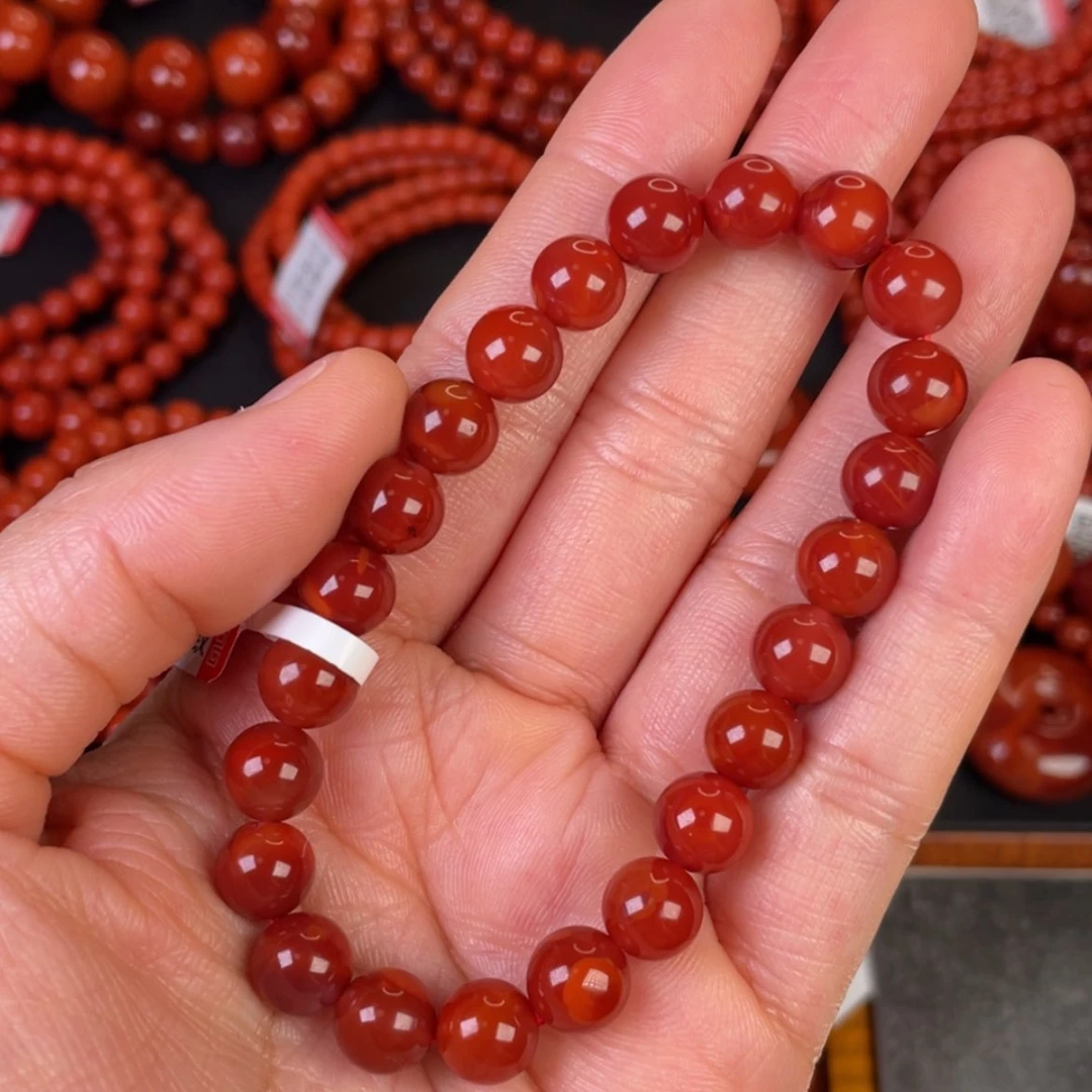 【闪购商品】手链未镶嵌南红玛瑙桃*