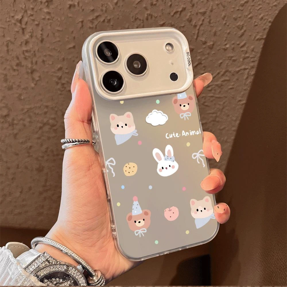 白云兔子饼干适用于苹果17promax手机壳个性16plus创意17air可爱